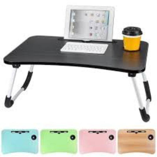 Portable Wooden Laptop Table – Ergonomic & Multi-Purpose Design