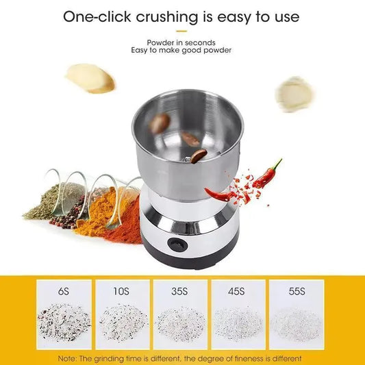 Electric Spice Grinder – Stainless Steel Durable & Efficient Design