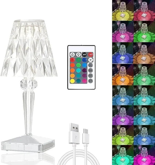 Rechargeable LED Table Lamp with USB Connectivity & Dual Light Modes