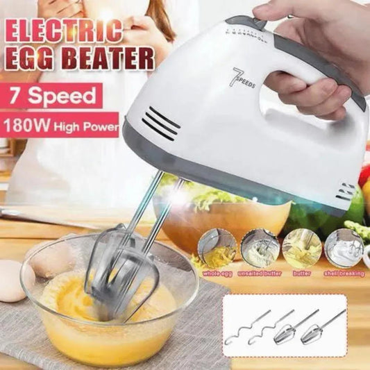 Easy-to-Clean ABS Plastic Hand Mixer –Kitchen Essential