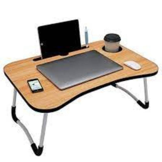 Portable Wooden Laptop Table – Ergonomic & Multi-Purpose Design